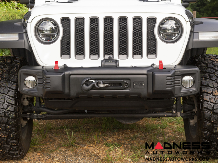 Jeep Gladiator Spartacus Stubby Bumper Front Black MADNESS